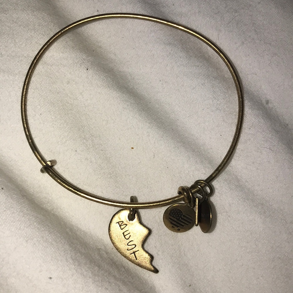 alex and ani best half heart bracelet